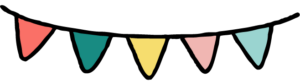 Coloured bunting
